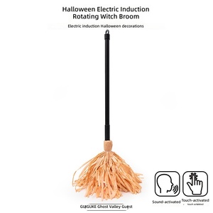 Nuova <span class=keywords><strong>scopa</strong></span> elettrica magica mobile da <span class=keywords><strong>strega</strong></span> per Halloween, accessorio <span class=keywords><strong>scopa</strong></span> per travestimenti - Product Image 2