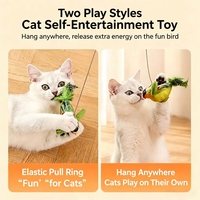 Jouet interactif pour chat en forme d'oiseau avec parfum mentholé - Simulation d'explosion pour le divertissement de votre animal de compagnie
