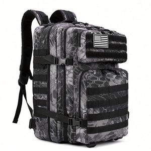 Low MOQ 900D Oxford Hiking <b>Backpack</b> 45L Molle Pouch Assault Pack Camping OEM Tactical <b>Backpack</b> - Product Image 5