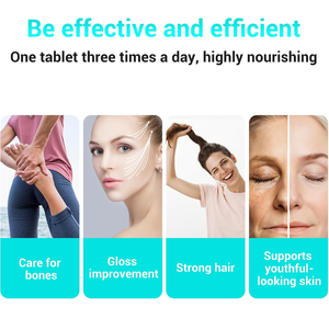 คอลลาเจนเปปไทด์ OEM สำหรับผู้หญิง วิตามินดี3 บีและอี แร่ธาตุเสริม พร้อมโปรไบโอติกส์ 60 เม็ด - Product Image 6