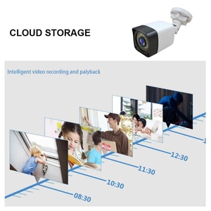 Système de surveillance CCTV extérieur NVR POE MIC 8CH, caméra de sécurité extérieure, vision nocturne IP, vidéo, surveillance domestique - Product Image 2