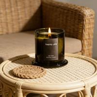 Bougie parfumée à la cire de soja, parfum de fruits frais et de bois, pour la décoration de la maison, pots de bougies pour Noël et le Nouvel An chinois, personnalisables