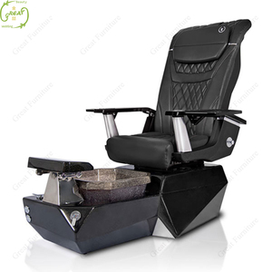 Nuevo proceso Gelatum Base High Back <span class=keywords><strong>Foot</strong></span> Spa Chair Electric Gold Beauty Shop Masaje Pedicura Silla con surf - Product Image 6