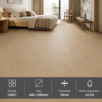 Carrelage en porcelaine à effet bois moderne 600x1200mm, résistant à l'usure, pour sols et murs, idéal pour les halls, salles de bain, écoles, villas, décoration intérieure