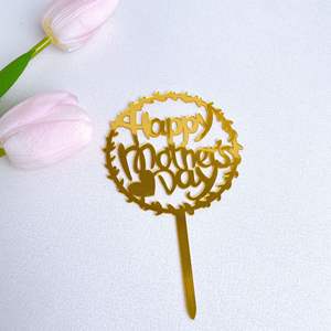 Decoración de tartas acrílicas, decoración de tartas del Día de la madre, <span class=keywords><strong>feliz</strong></span> cumpleaños, mamá - Product Image 2