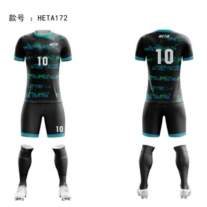 Ensemble de maillots de football personnalisés pour hommes, modèle personnalisé, vêtements de football, maillot de football, tenue d'équipe de football - Product Image 2