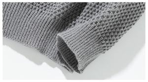 Suéter de Punto con Estampado de Piña para Hombre, Estilo Americano Vintage, Cuello Redondo Grueso, Corte Holgado, Jersey para Otoño e Invierno - Product Image 5