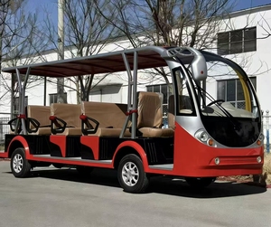 รถกอล์ฟไฟฟ้าคลาสสิคใหม่ สีสันปรับแต่งได้ เป็นมิตรกับสิ่งแวดล้อม สำหรับการท่องเที่ยว 4-17 ที่นั่ง - Product Image 4