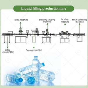 Nước trái cây tự động Tinh dầu nước nhựa đóng chai chất lỏng rót chai và đóng nắp dòng máy - Product Image 4