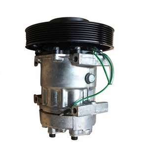 Compresseur de climatisation pour camion 8PK 12V 24V pour <span class=keywords><strong>Volvo</strong></span> <span class=keywords><strong>FH</strong></span> FM 460 13C SD7H15-4324 U4324 20587125 85000458 - Product Image 1