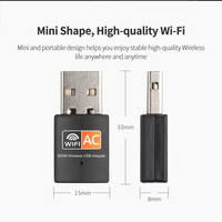 Clé USB WiFi Realtek RTL8811CU 600 Mbps, adaptateur réseau sans fil double bande 5G pour Android TV Box et ordinateur portable