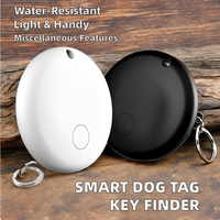 2025 Air Tag Localisateur de Clés Intelligent Android en Temps Réel Anti-Perte pour Animaux Sacs à Main Bagages – Rechargeable Motif Cercle