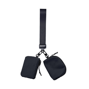 Porte-clés à double poche Porte-cartes Sac portable multifonctionnel en nylon étanche Porte-monnaie à <span class=keywords><strong>fermeture</strong></span> éclair - Product Image 6