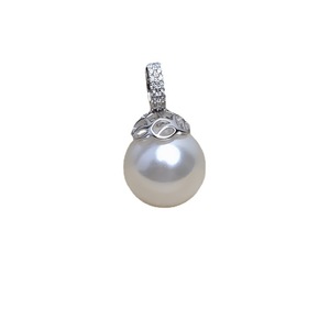 S925 Silver Wrapped Hat Pendant Female DIY Pearl 9-10 Accessories Gemstone JG5216 Head <b>Concealer</b> Pendant with Empty Holder - Product Image 5
