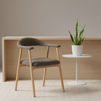 Chaise de salle à manger en bois massif en gros avec pieds en bois Design moderne Chaise de loisirs pour salle à manger Restaurant Hôtel ou Villa