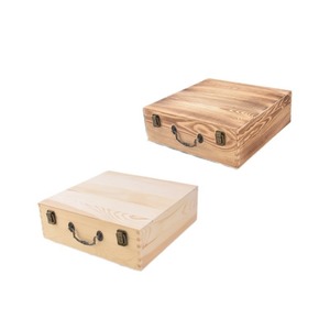 Caja de Almacenamiento de Hanfu de Madera, Rectangular, Color Madera Natural, Tipo Vertical, Organizador de Ropa - Product Image 5