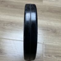 Roda Troli Dorong Industri Tugas Berat 10 Inci Anti Bocor, Karet Padat Inti Besi Cor, Bantalan Bola