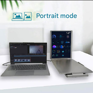 Chất lượng cao hiển thị 14 inch Màn hình máy tính xách tay Extender 16:10 màn hình di động với Dual IPS <span class=keywords><strong>LCD</strong></span> hiển thị cho windows và MacBook - Product Image 2