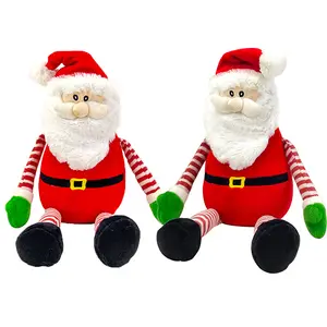 Décoration de Noël Renne Père Noël Elfes Jouets en peluche personnalisés