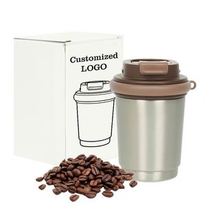 Nouvelle Arrivée – Tasses à Café en Acier Inoxydable Style Classique, Matériau Sain pour le Bureau, Bouteille Isotherme avec Logo Personnalisé - Product Image 4