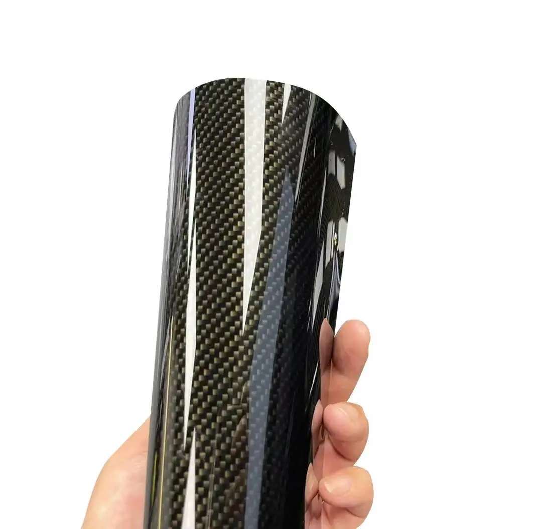 3D/4D/5D/6D/7D carbon fiber film sticker 1.52*18M carbon fiber film vinyl car wrapping vinyl roll