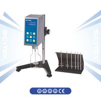 Viskometer Digital SCITEK 4 Jenis Spindle Akurasi ±1% Adaptor Viskometer Ekstrim Rendah Adaptor Sampel Kecil Layar LCD untuk Laboratorium