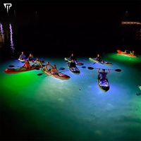 JTRDA Lumières LED pour paddle board, kayak, glisse nocturne, étanche, tube fluorescent coloré, télécommande, portable, SUP gonflable