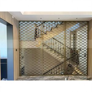 JINYIFAN ANN2153 Luxury Modern Stainless Steel Room <b>Screen</b> <b>Partition</b> Coating Technology Customized Design Multi-Functional - Product Image 5