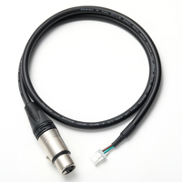 Câble personnalisé XLR 3 broches femelle Molex 51163-0300 |   Neutriks NC3FXX |   Fil de cuivre 20AWG, isolation PVC UL2464, 300V