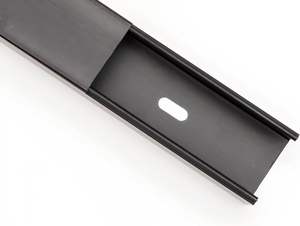 תעלות כבלים מיני מפלסטיק שחור MW Profiles 1M (3.28 רגל) - 15 מ\\\"מ X 10 מ\\\"מ, כיסוי לניהול כבלים, מיוצר בסין - Product Image 4