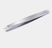 Pince à épiler en acier inoxydable pour manucure, à pointe carrée, pour ongles et sourcils, vente en gros, OEM Vietnam Nghia Export