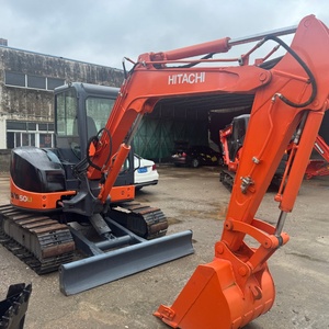 Mini-excavatrice Hitachi ZX50 d'occasion, origine Japon, capacité de 5 tonnes, moteur principal, boîte de vitesses, pompe à engrenages, roulement, PLC, modèle 2024, 1 an - Product Image 3