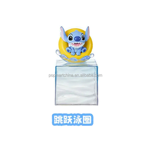 Versión Original Miniso Summer Party Series Gen Z PVC Blind Box Cool Transformation of Labubu <span class=keywords><strong>Stitch</strong></span> Elegante Miniso <span class=keywords><strong>Stitch</strong></span> - Product Image 6