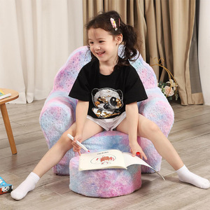 Children's <b>Sofa</b> Cube Chair High Density Foam Stool Reading Corner Single Seat For Boys And Girls Durable <b>Kids</b> Chair - Product Image 1