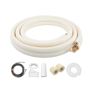 Kit d'installation de tuyaux de climatisation en cuivre isolés de qualité supérieure Pu Song 15 pieds 1/4''+3/8'' - Product Image 2