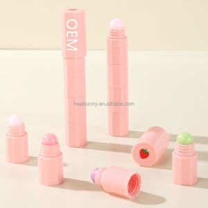 Óleo hidratante para lábios de marca própria, aromatizante e aromatizante de frutas transparente, rosa e vegano, brilho labial, protetor labial - Product Image 4