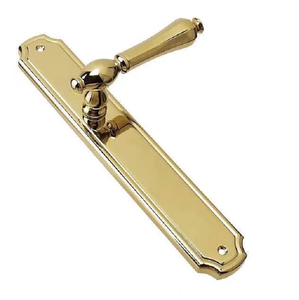 Không có xi lanh lỗ vật liệu hợp kim kẽm zamak cửa xử lý chất lượng cao Cửa Khóa cửa tấm xử lý ổ khóa - Product Image 2