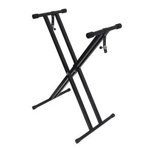 Support de clavier électronique pliable en métal en forme de X, sans installation, dépliable <span class=keywords><strong>pour</strong></span> une utilisation pratique, facile à transporter, support <span class=keywords><strong>pour</strong></span> instrument de musique - Product Image 1