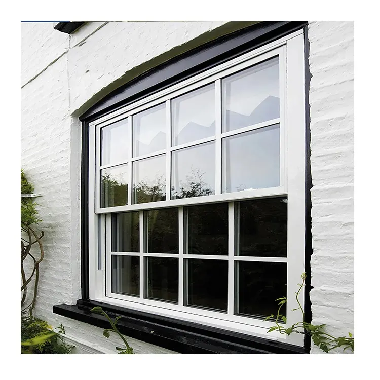 Large vertical sliding up storm vinyl windows that slide up and down slide window with screen