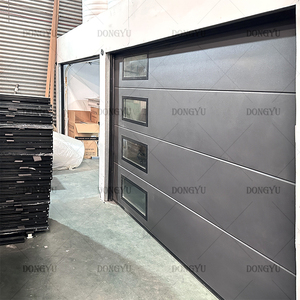 Porte de <span class=keywords><strong>garage</strong></span> en verre dépoli transparente personnalisée à vue complète - Product Image 1