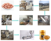 Vente chaude Broyeur de pâte de noix d'arachide et de noix Pâte d'amande Ligne de production de broyage de beurre d'arachide Pâte de noix de cajou Prix du moulin colloïdal