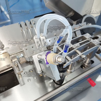 Machine de remplissage de liquides semi-automatique SPX, remplisseur pneumatique en acier inoxydable pour bouteilles de boissons, d'huiles et de cosmétiques