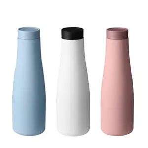 ready to ship ECO 600ML Sport Vacuum Flask Insulated Food grade Stainless Steel triangle Water Bottle by Sweden DWELLS AB