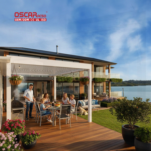 Tenda da Sole in <span class=keywords><strong>Alluminio</strong></span> Verniciato a Polvere Modello C7, Impermeabile e Antivento, Anti-Tifone, Illumina Patio, Balcone e Pergola - Product Image 1