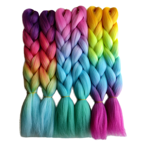 Mengtong venta al por mayor fibra química mano frotar <span class=keywords><strong>dos</strong></span> hebras de extensiones de cabello de color africano rastas pelucas europeas y americanas - Product Image 2