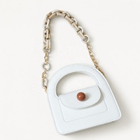 Chaîne de sac en résine acrylique, breloque de téléphone, sangle beige et blanc marbré, maillons géométriques épais, poignée courte pour sac à main, rallonge de sac, sangle de sac à main