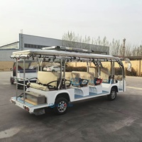 Autobús Eléctrico Solar de Alta Calidad para Transporte de Pasajeros, Autobús Turístico Urbano, Autobús Escolar, Estructura de Acero, Batería de Litio, 1 Año de Garantía