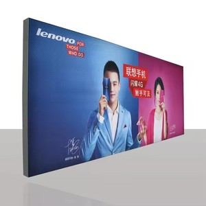 Giá tốt nhất tùy chỉnh kích thước nhôm Pop hiển thị ngoài trời thẳng Backdrop bước lặp lại biểu ngữ đứng quảng cáo dẫn hộp Đèn - Product Image 4