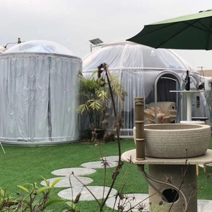 Nuovissimo Design 2022: Capsula Panoramica <span class=keywords><strong>a</strong></span> Cupola, Casa Modulare in Vetro per Esterni, Veranda Solare da Giardino, Container Moderno 20'/40' - Product Image 6