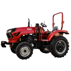 Agricultural Machine Equipment 4 cylinder engine 60hp Tractor with cabin